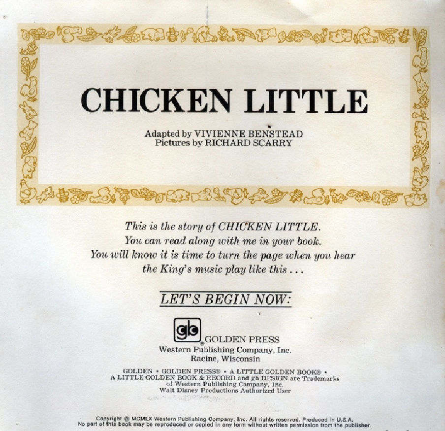 Chicken Little (02),绘本,绘本故事,绘本阅读,故事书,童书,图画书,课外阅读
